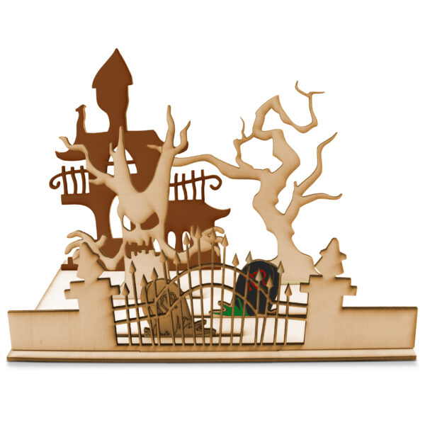 Halloween Bastelset aus Holz für Kinder