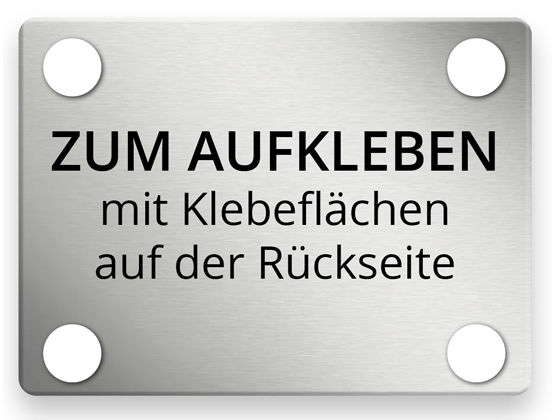 Rückseite selbstklebend