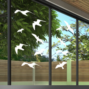 Alternative view of Fenster Vogelschutz Aufkleber, Fensterbilder mit Vögel